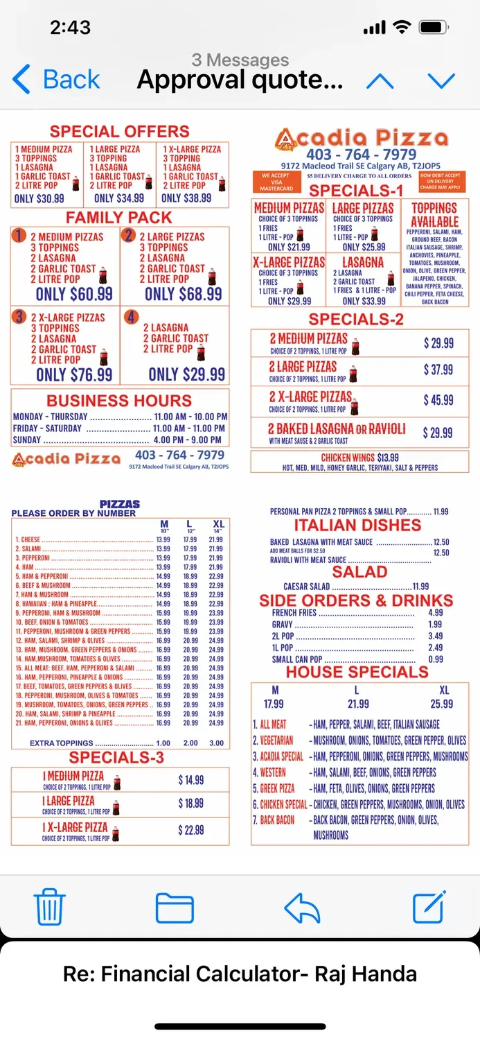 Menu 4