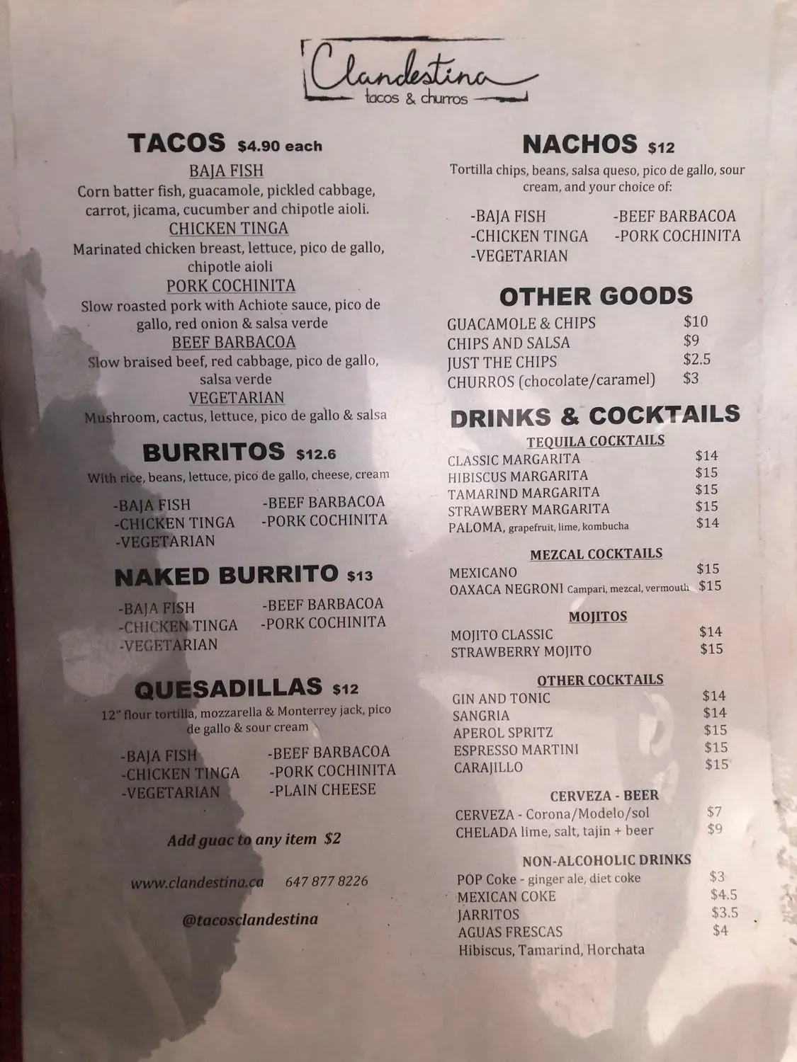 Menu 2