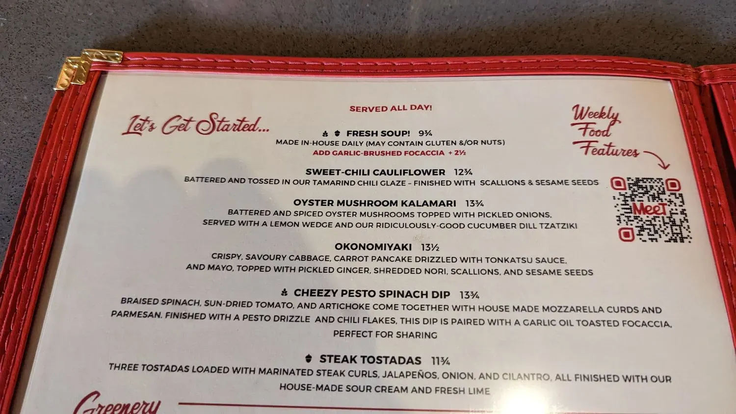 Menu 5