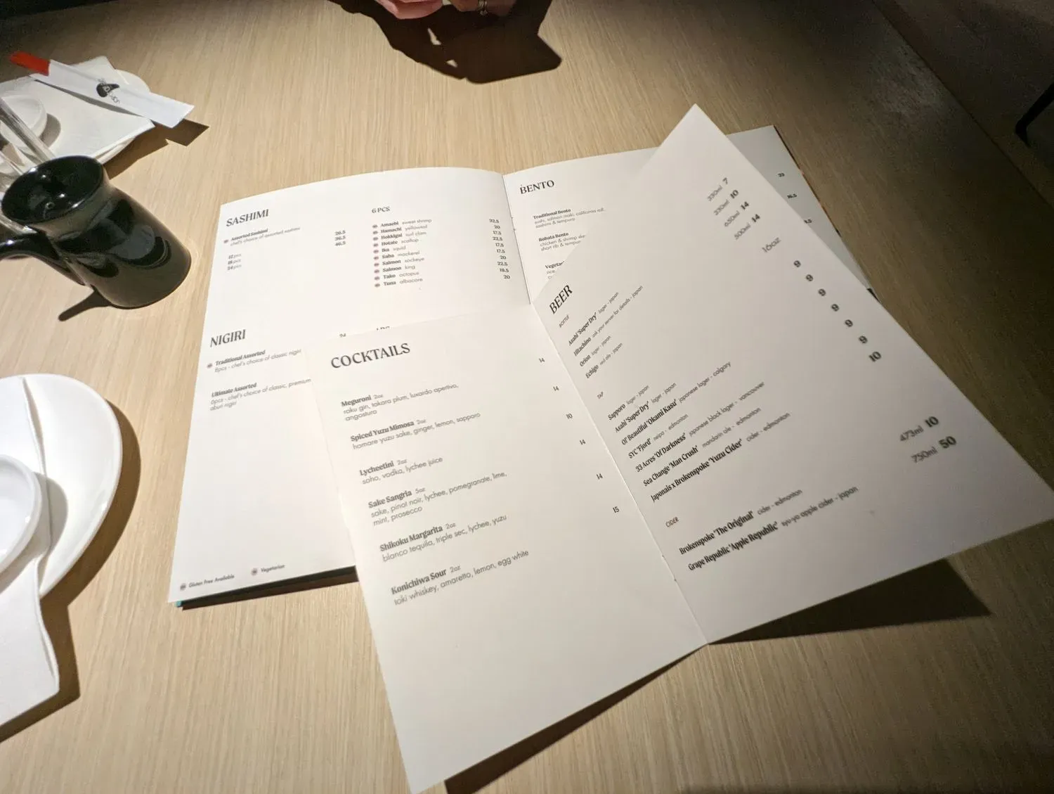 Menu 6