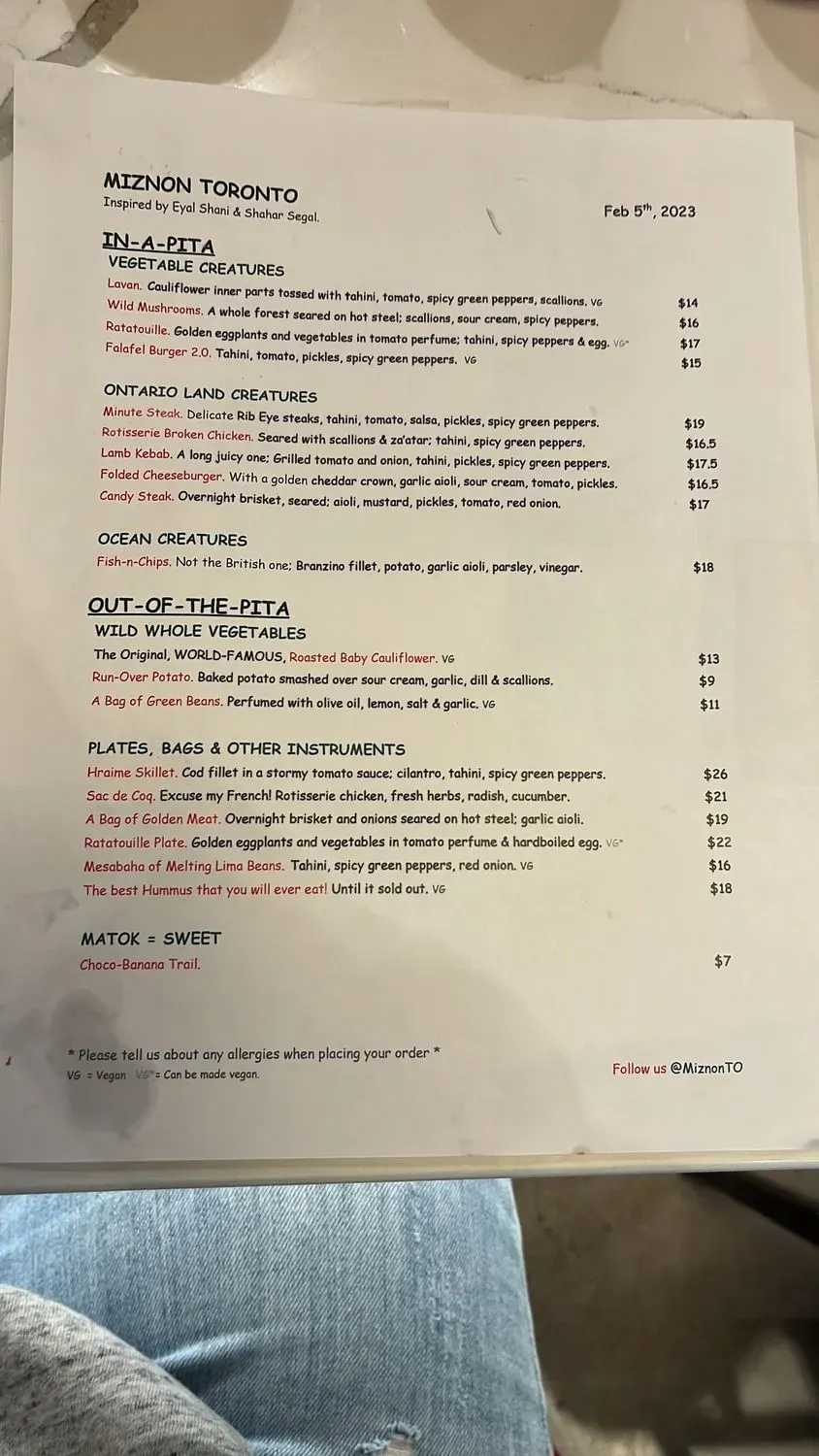 Menu 4