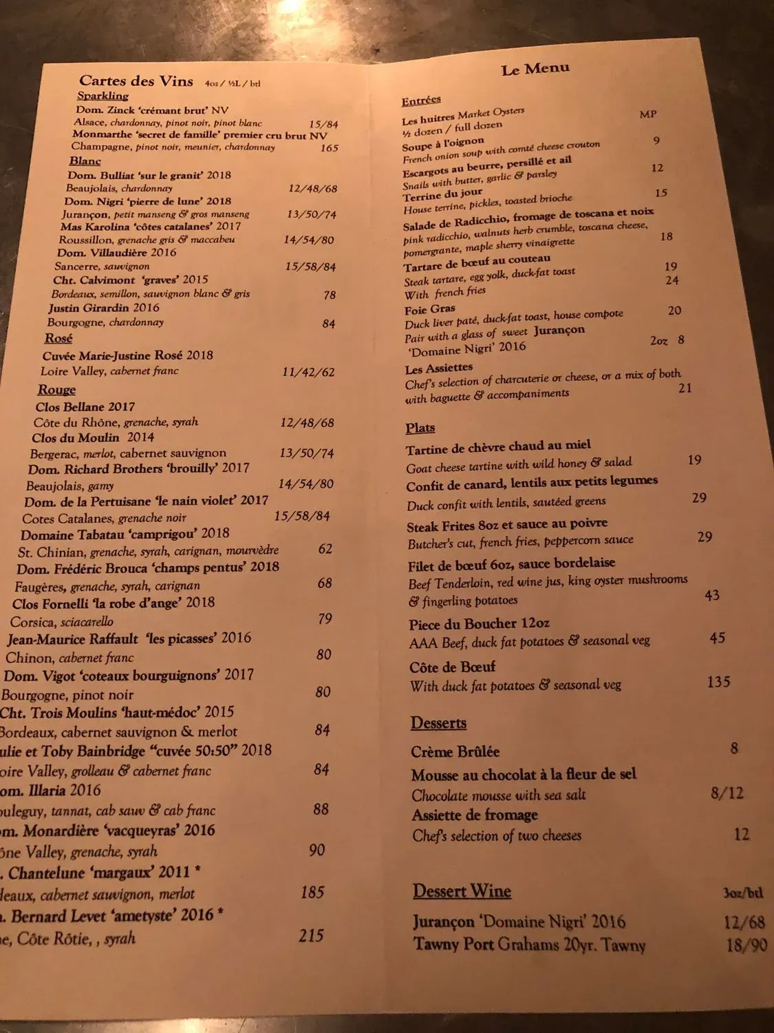 Menu 6