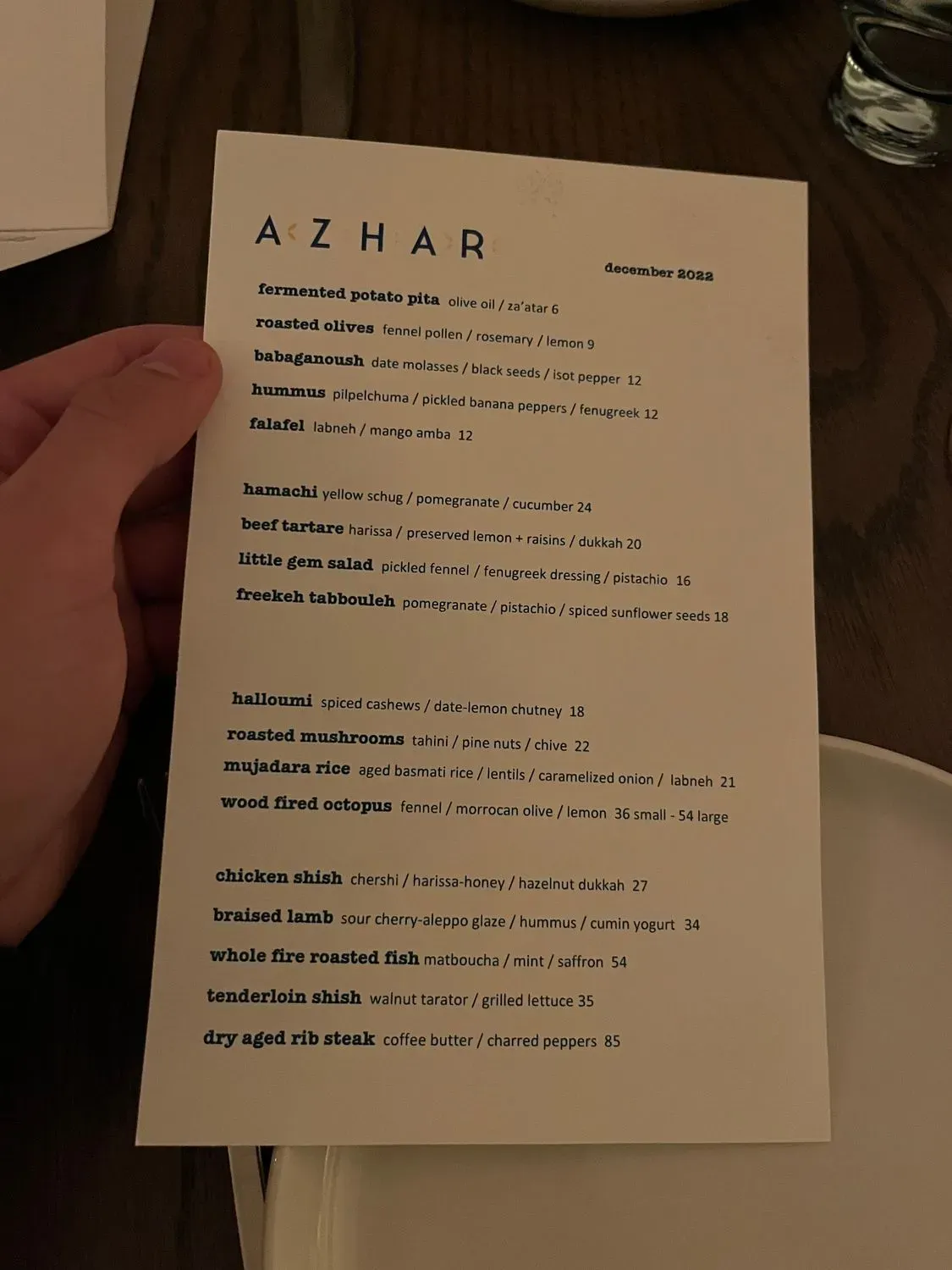 Menu 6