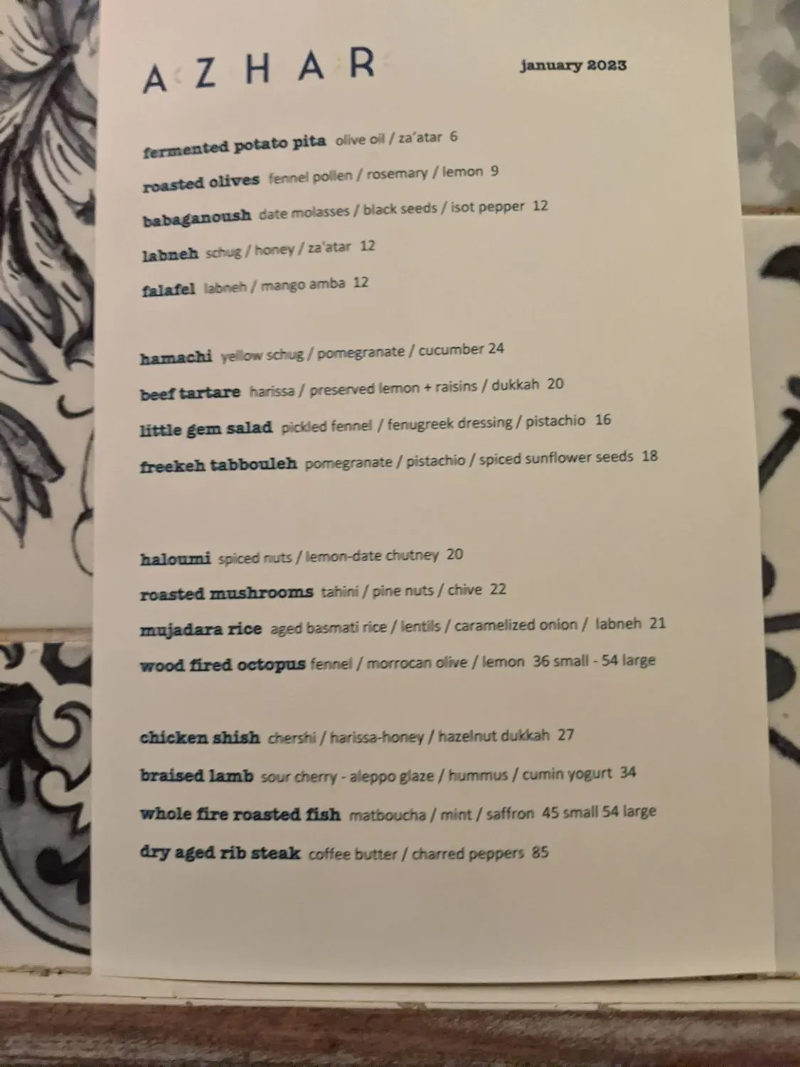 Menu 4