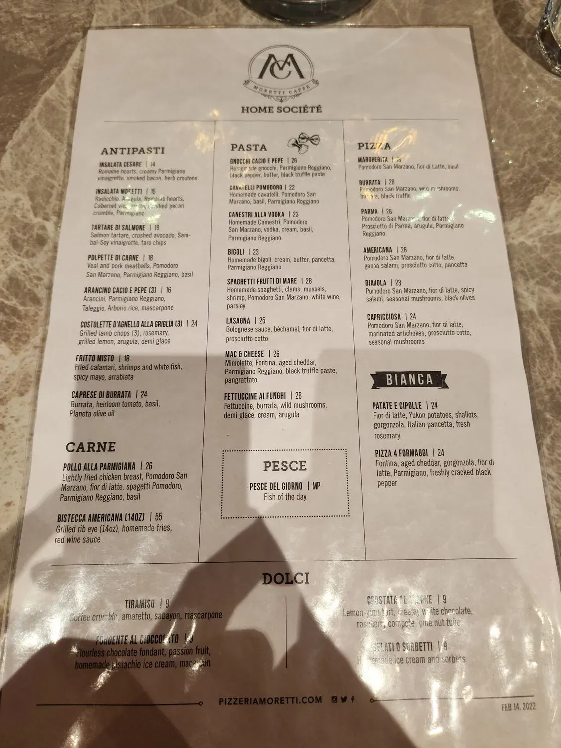 Menu 3