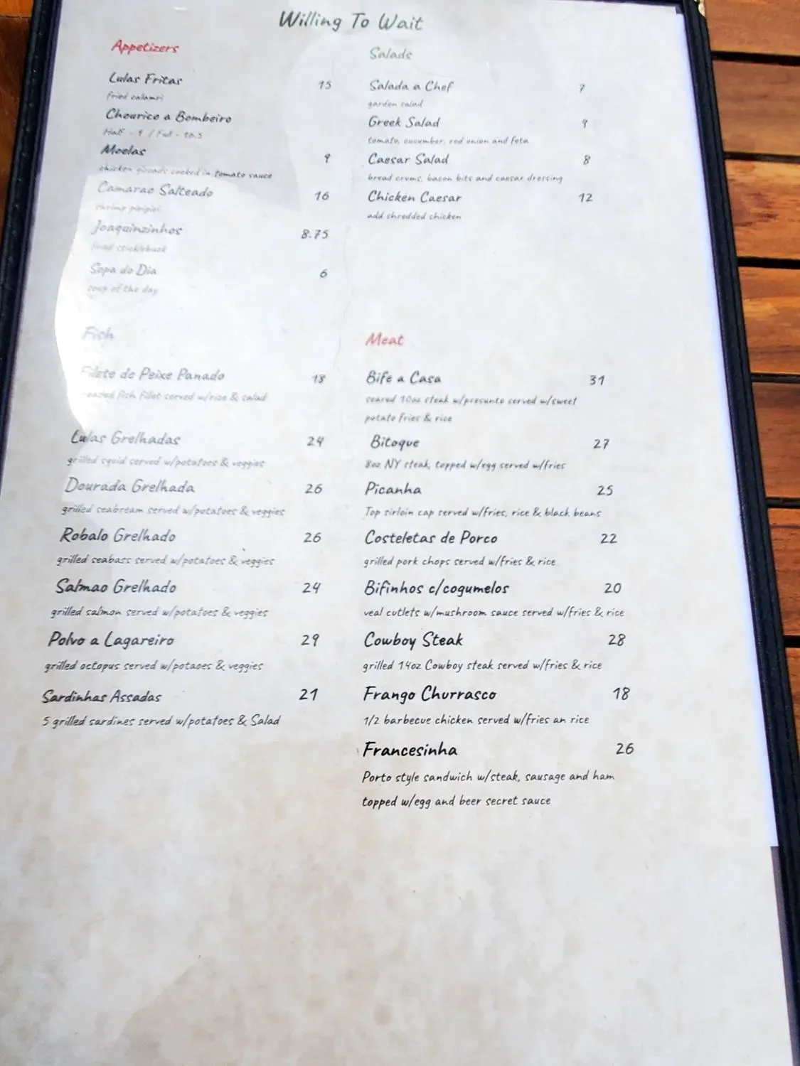 Menu 2