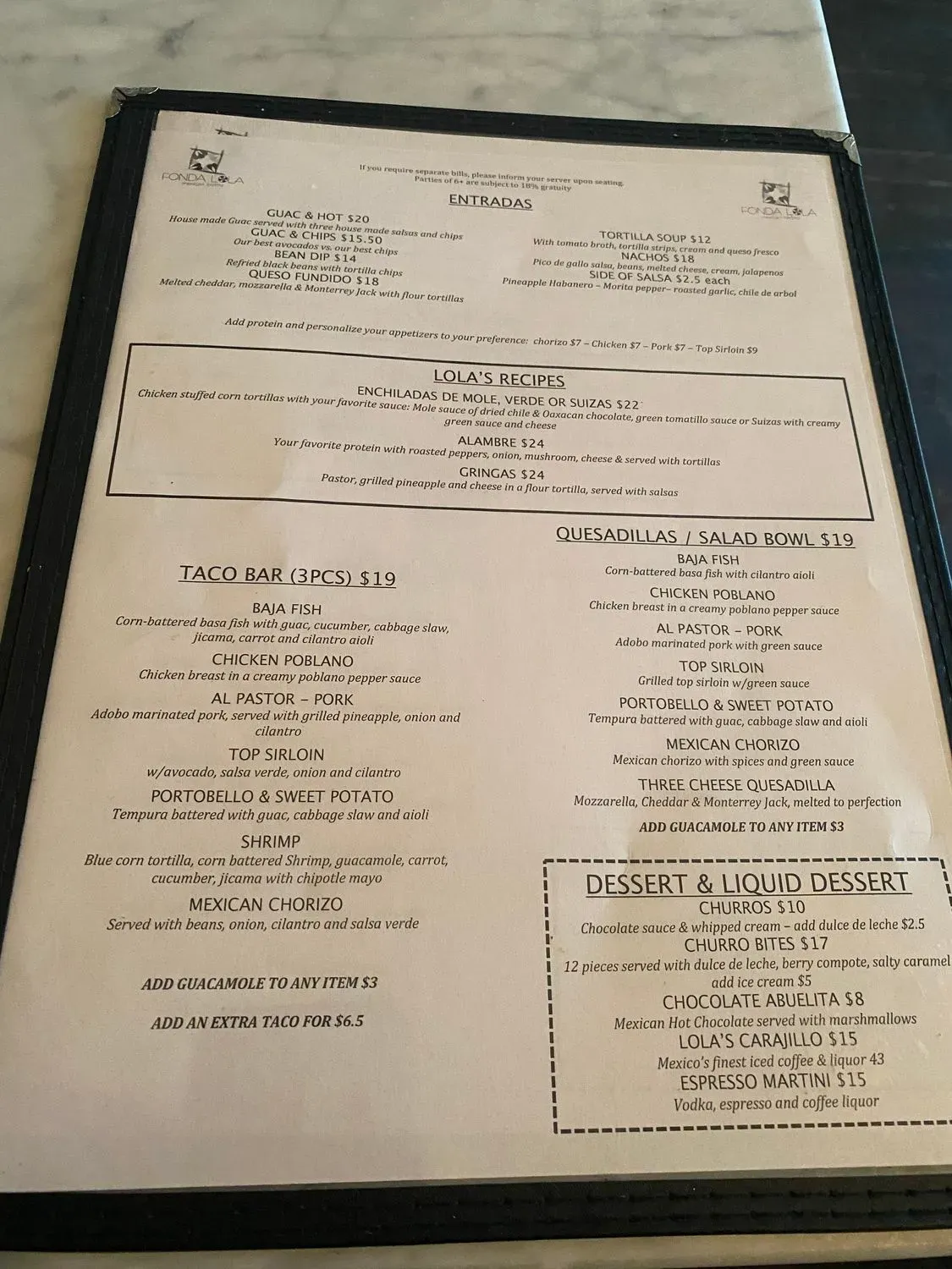 Menu 4