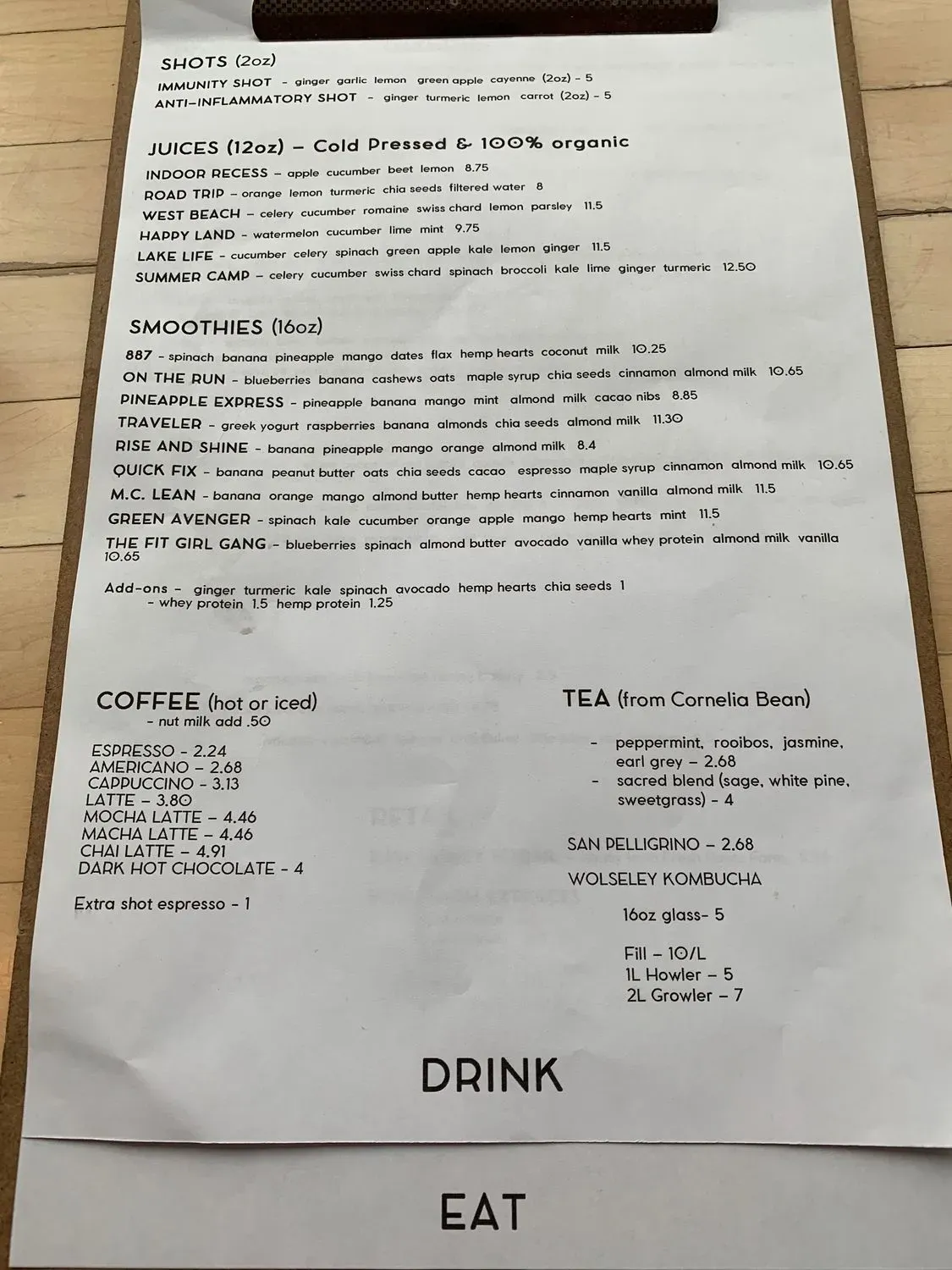 Menu 2