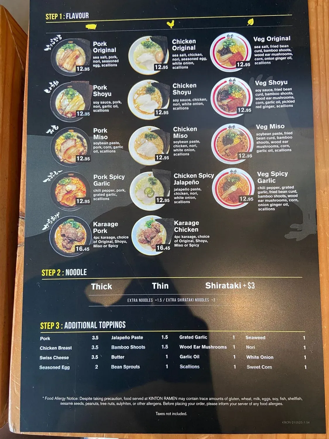 Menu 5