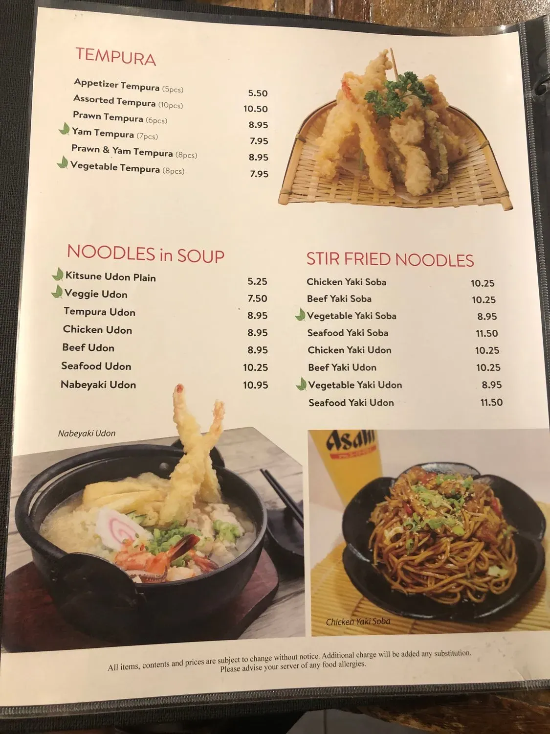 Menu 5