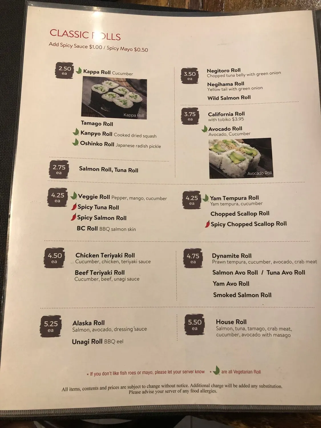 Menu 4