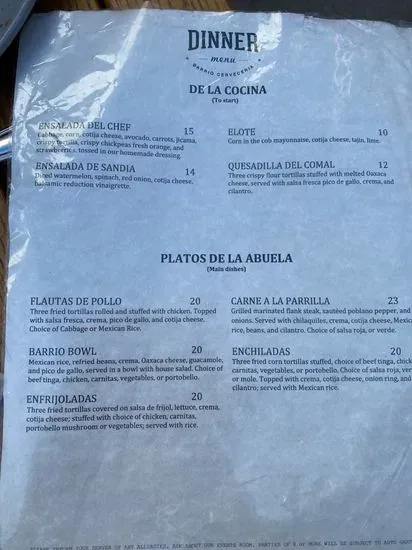 Menu 3