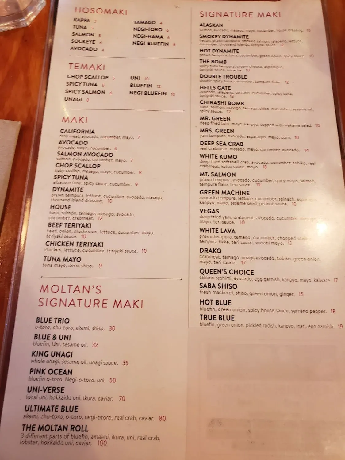 Menu 3