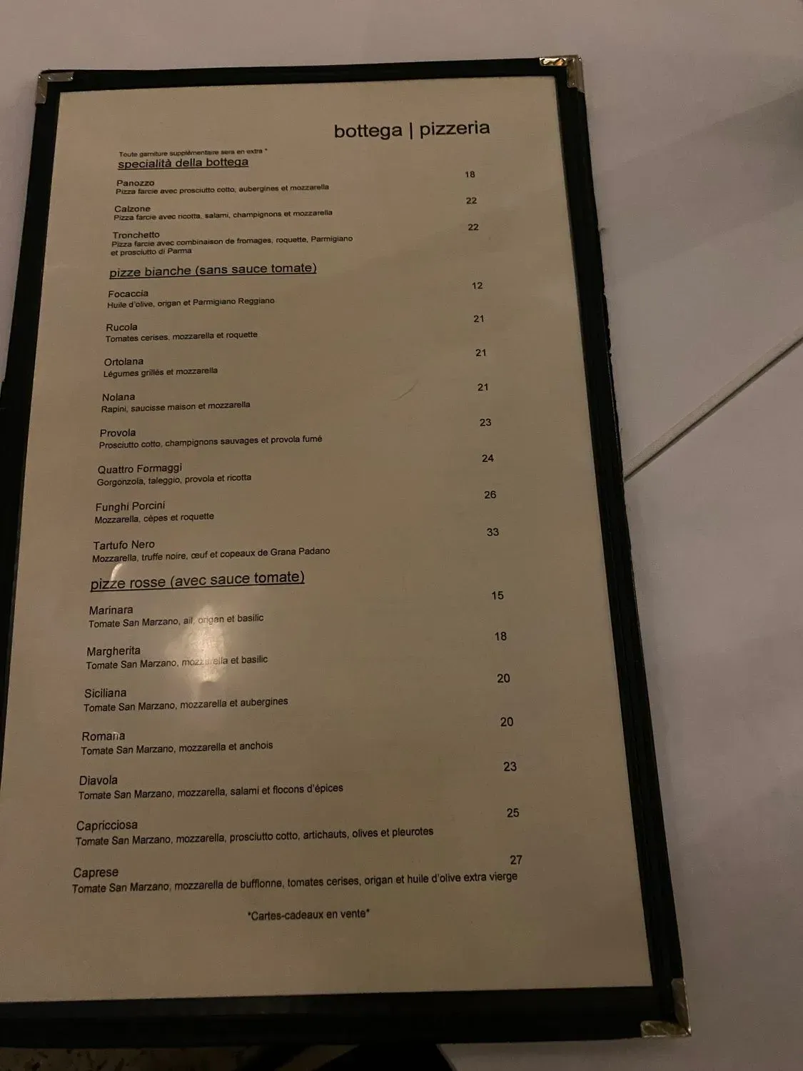 Menu 4