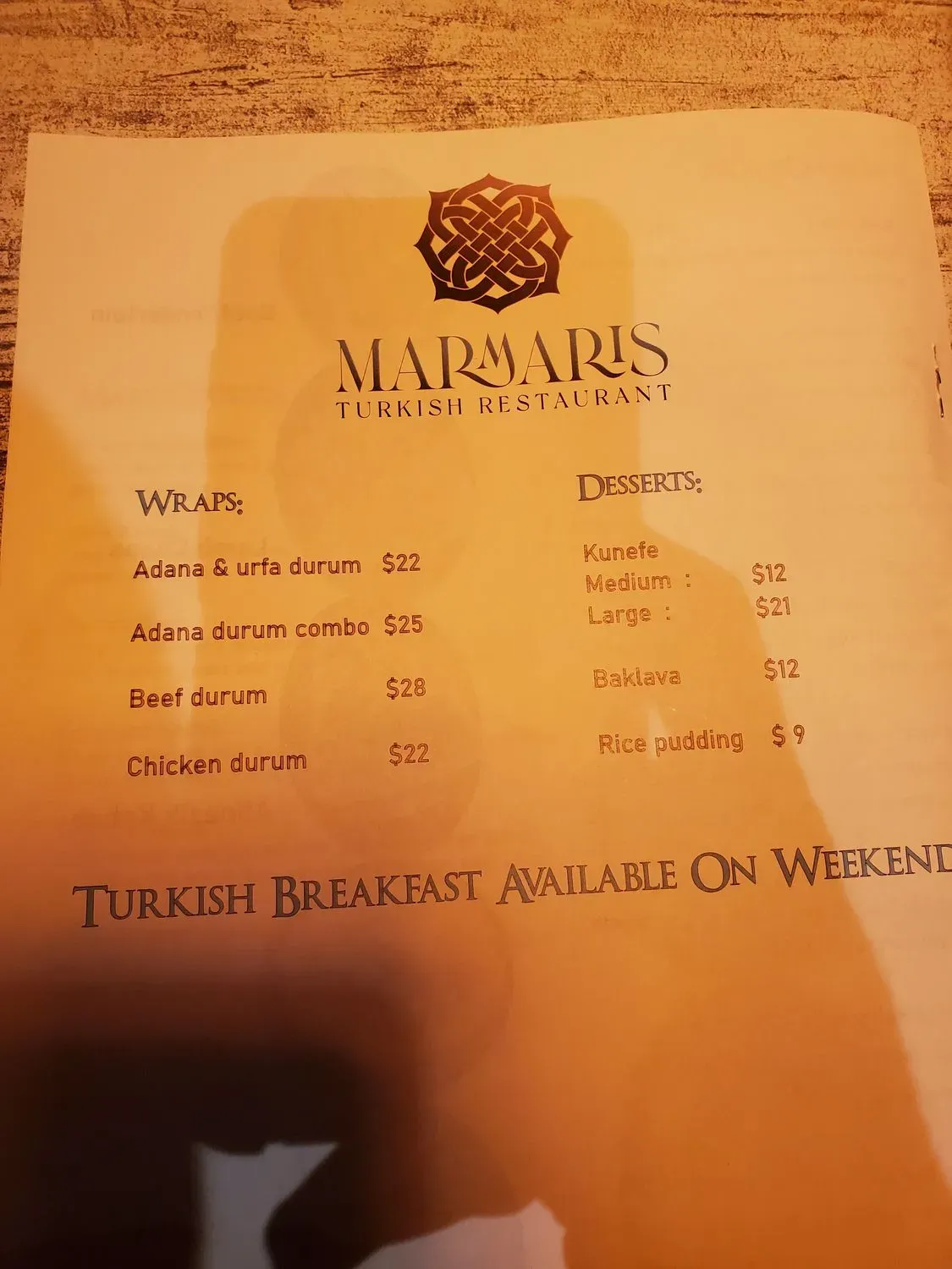 Menu 3