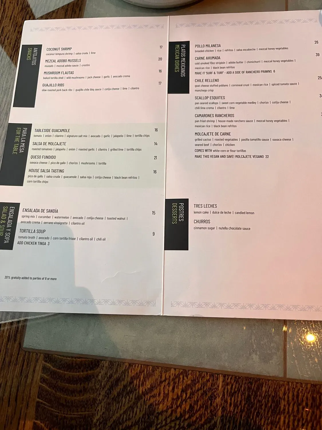 Menu 3