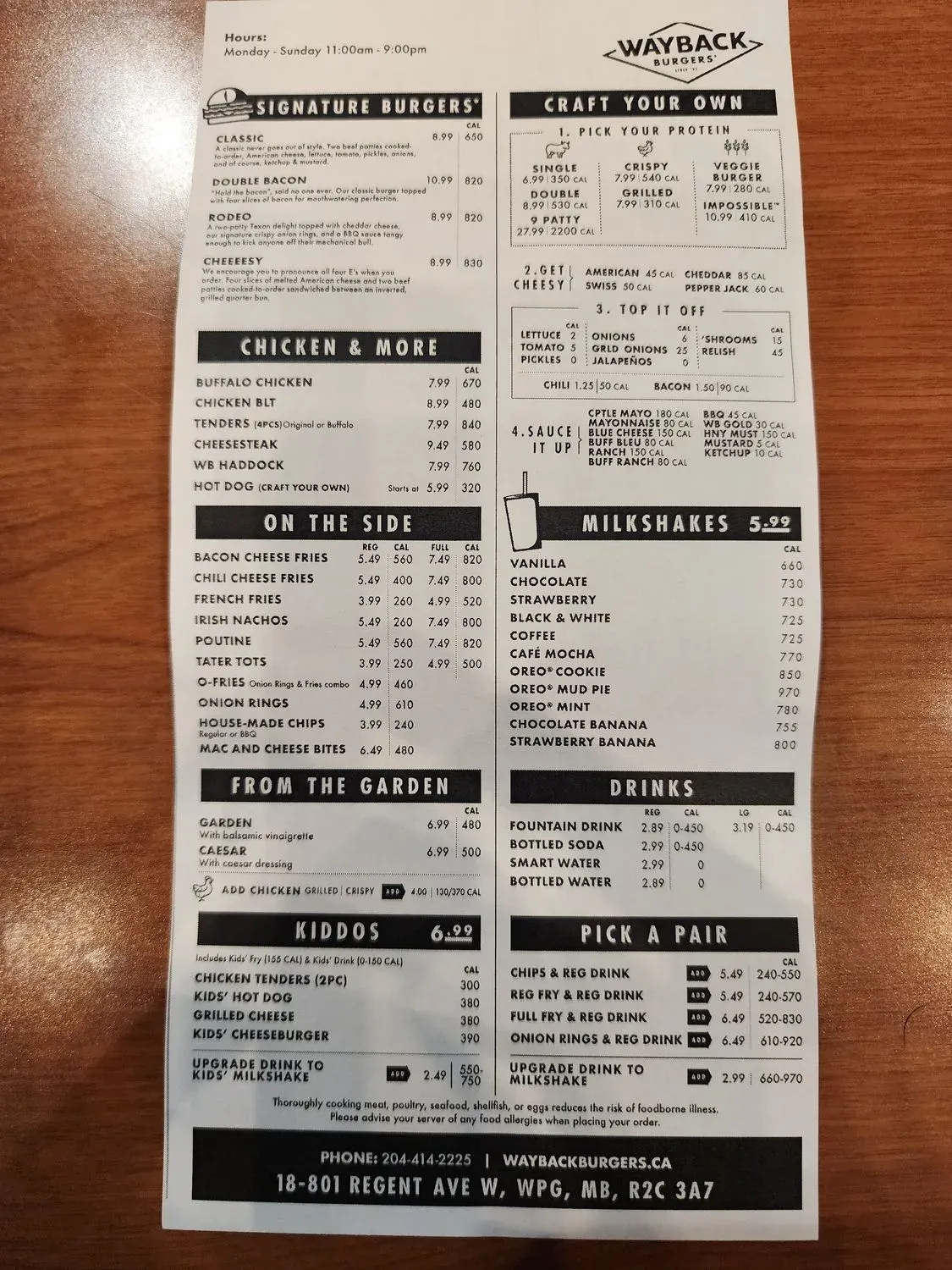 Menu 5