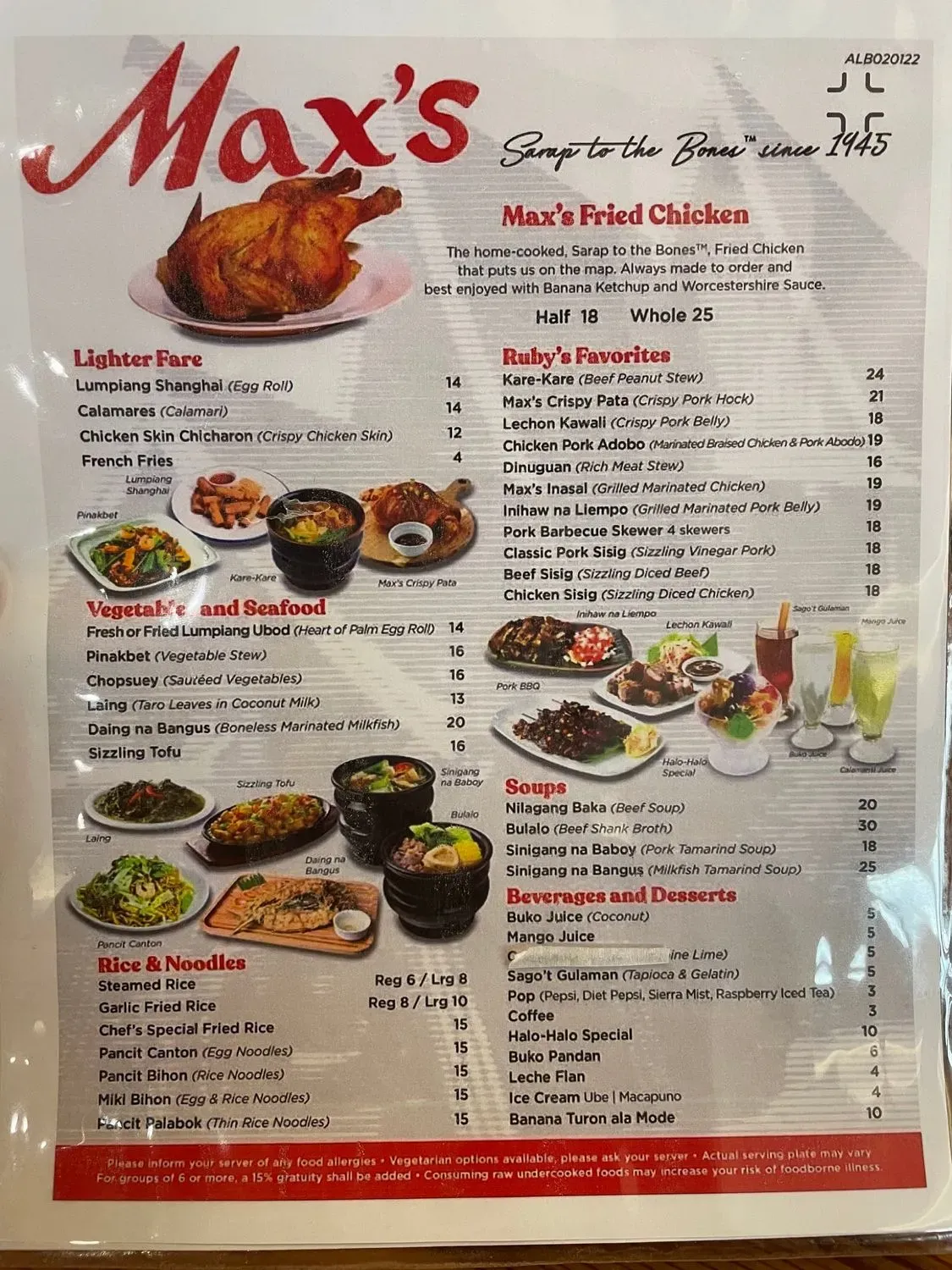 Menu 2