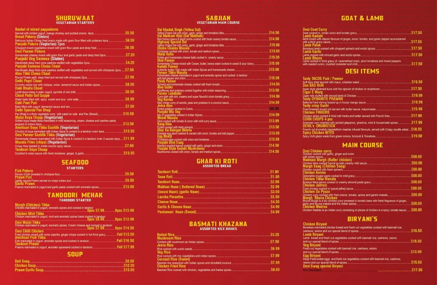 Menu 3