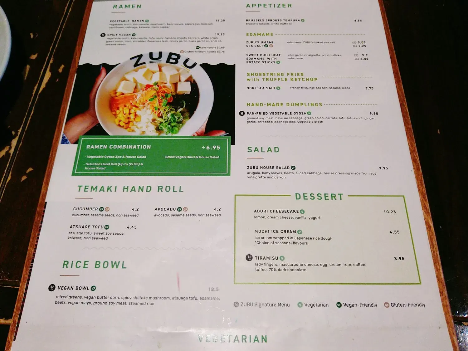 Menu 6