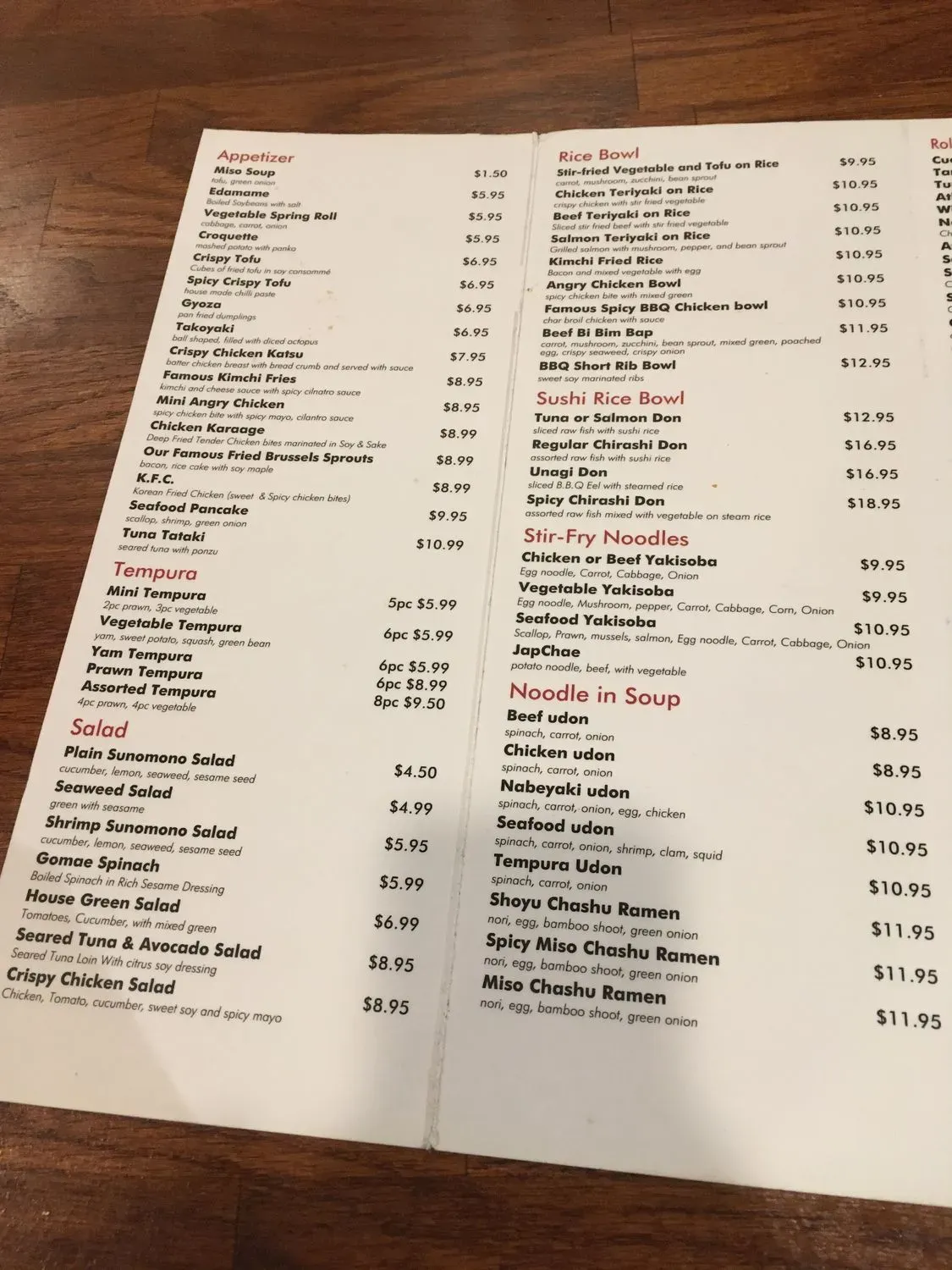 Menu 4