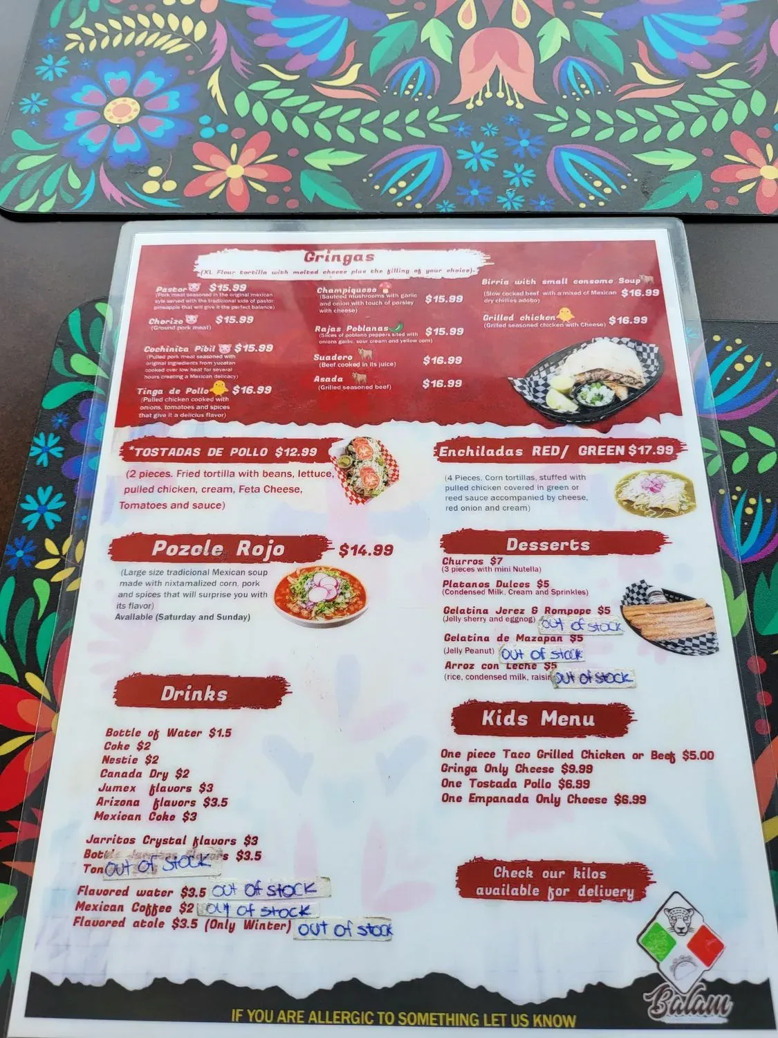 Menu 3