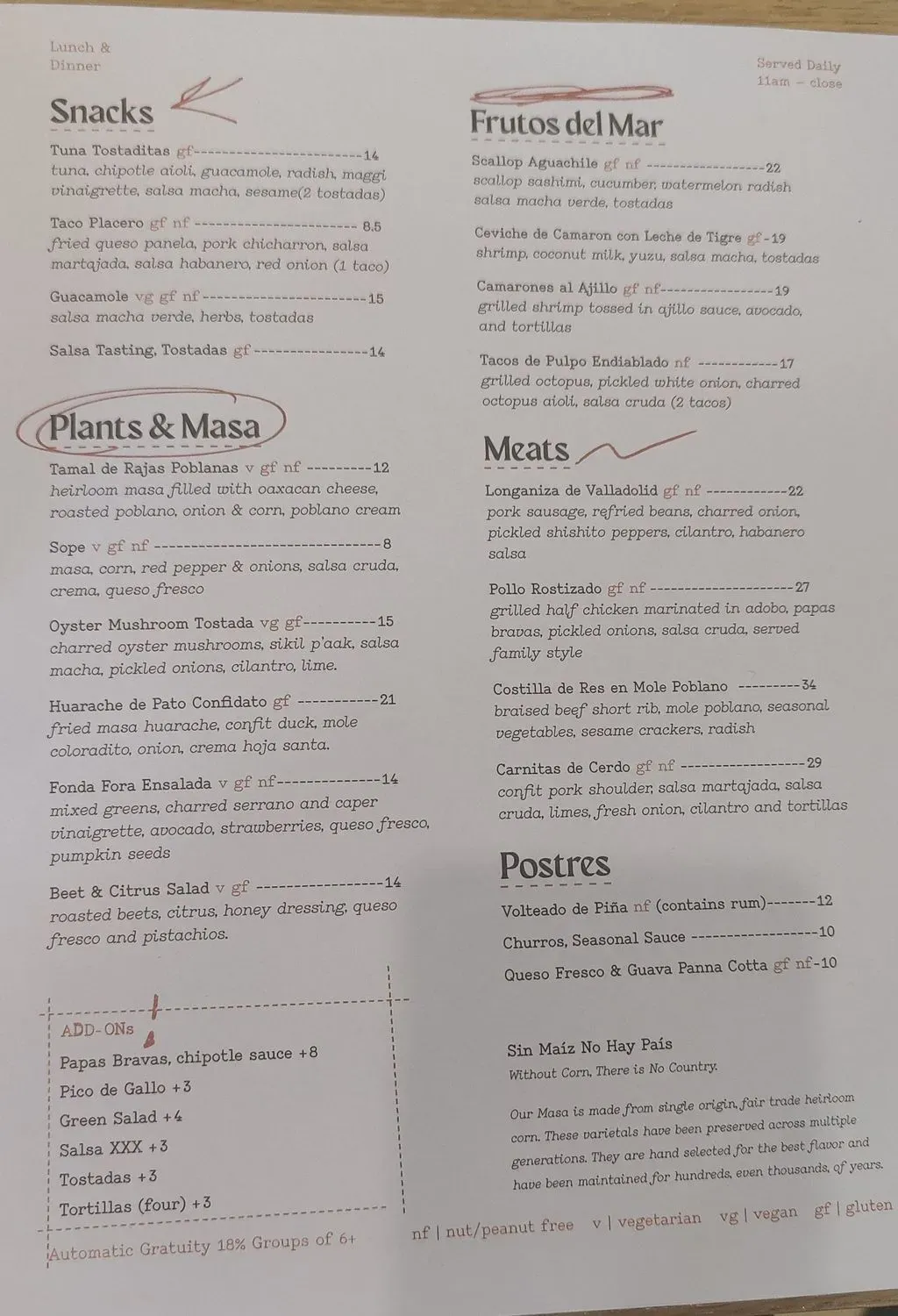 Menu 6