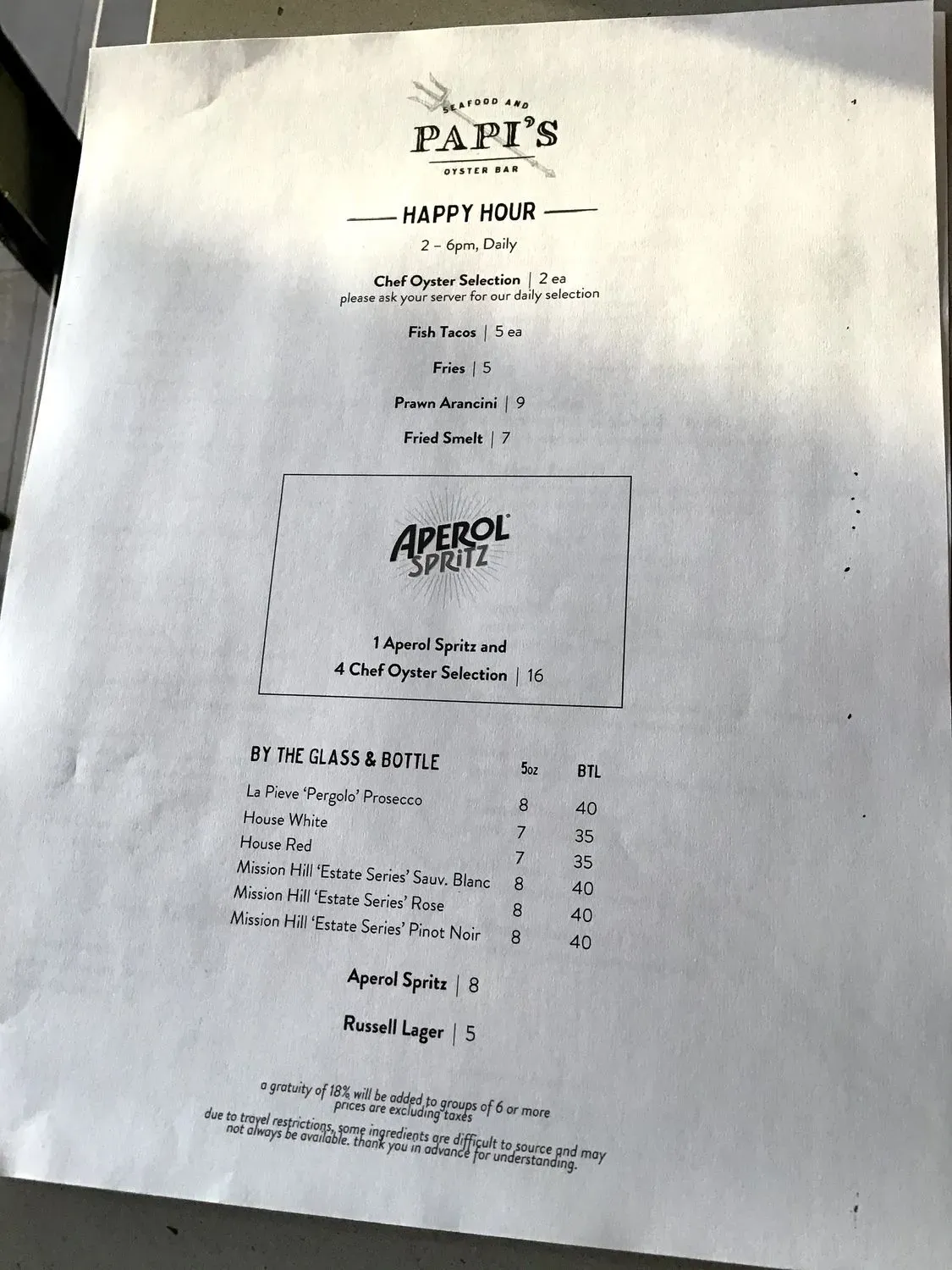 Menu 4