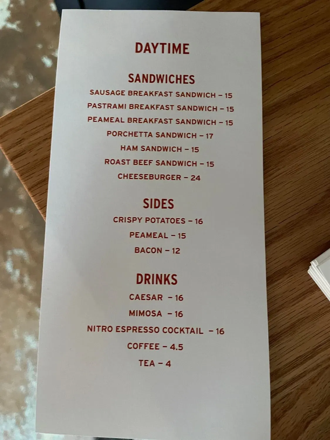 Menu 3