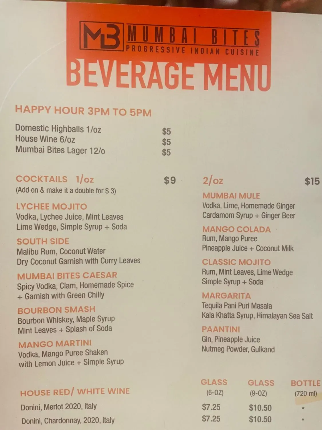 Menu 2