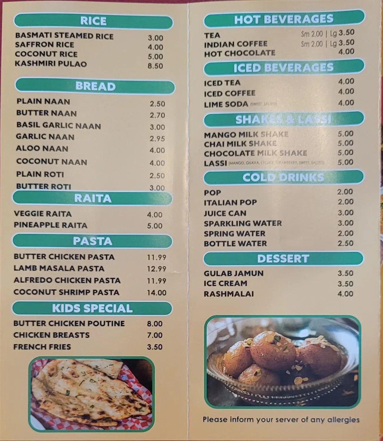 Menu 2