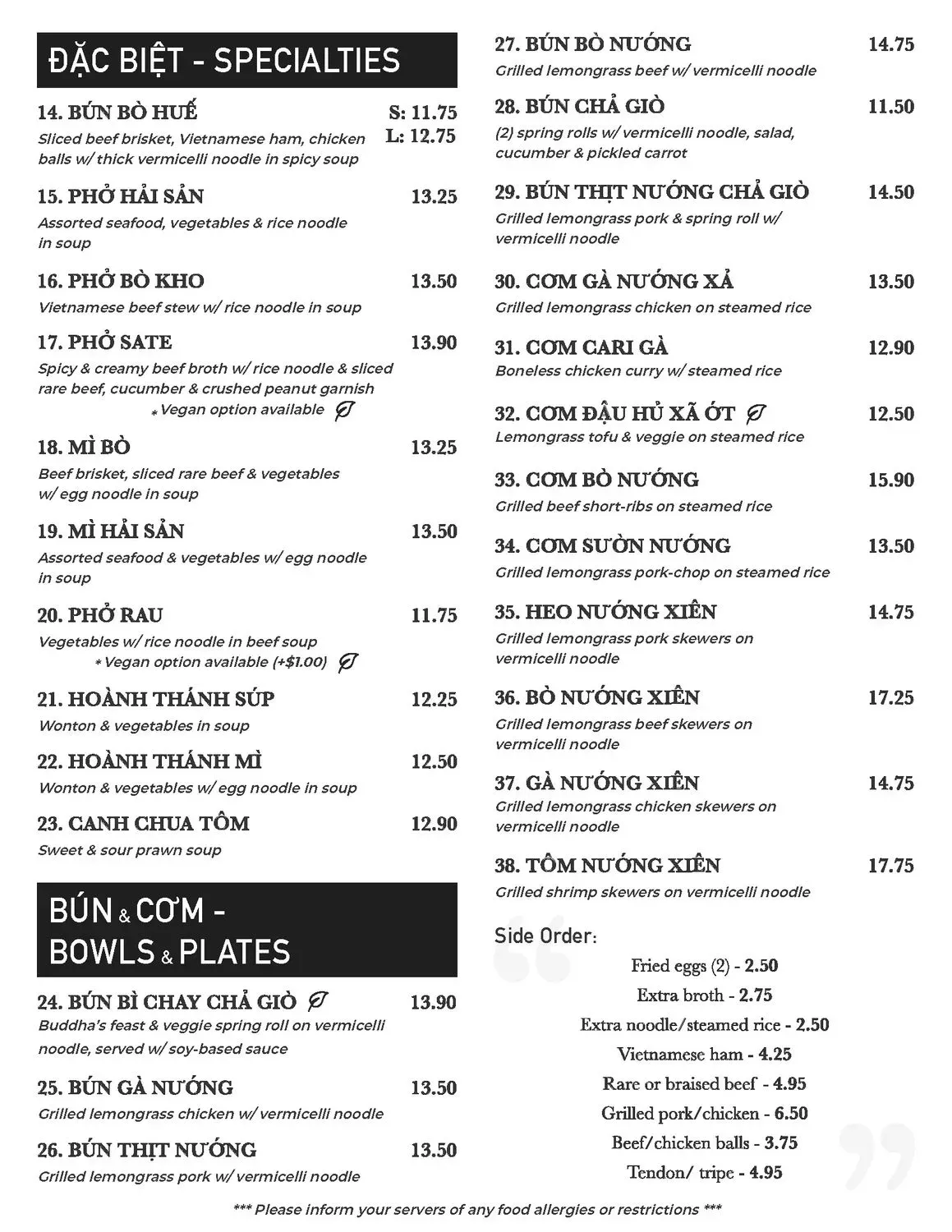 Menu 4