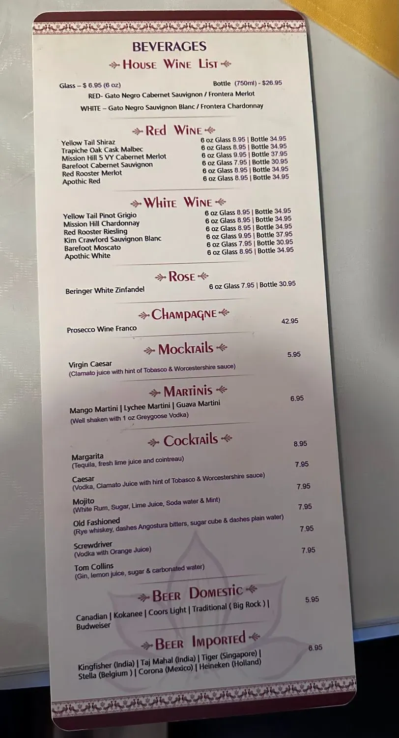 Menu 2