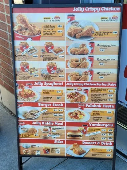 Jollibee Menu | Edmonton, AB | Checkle