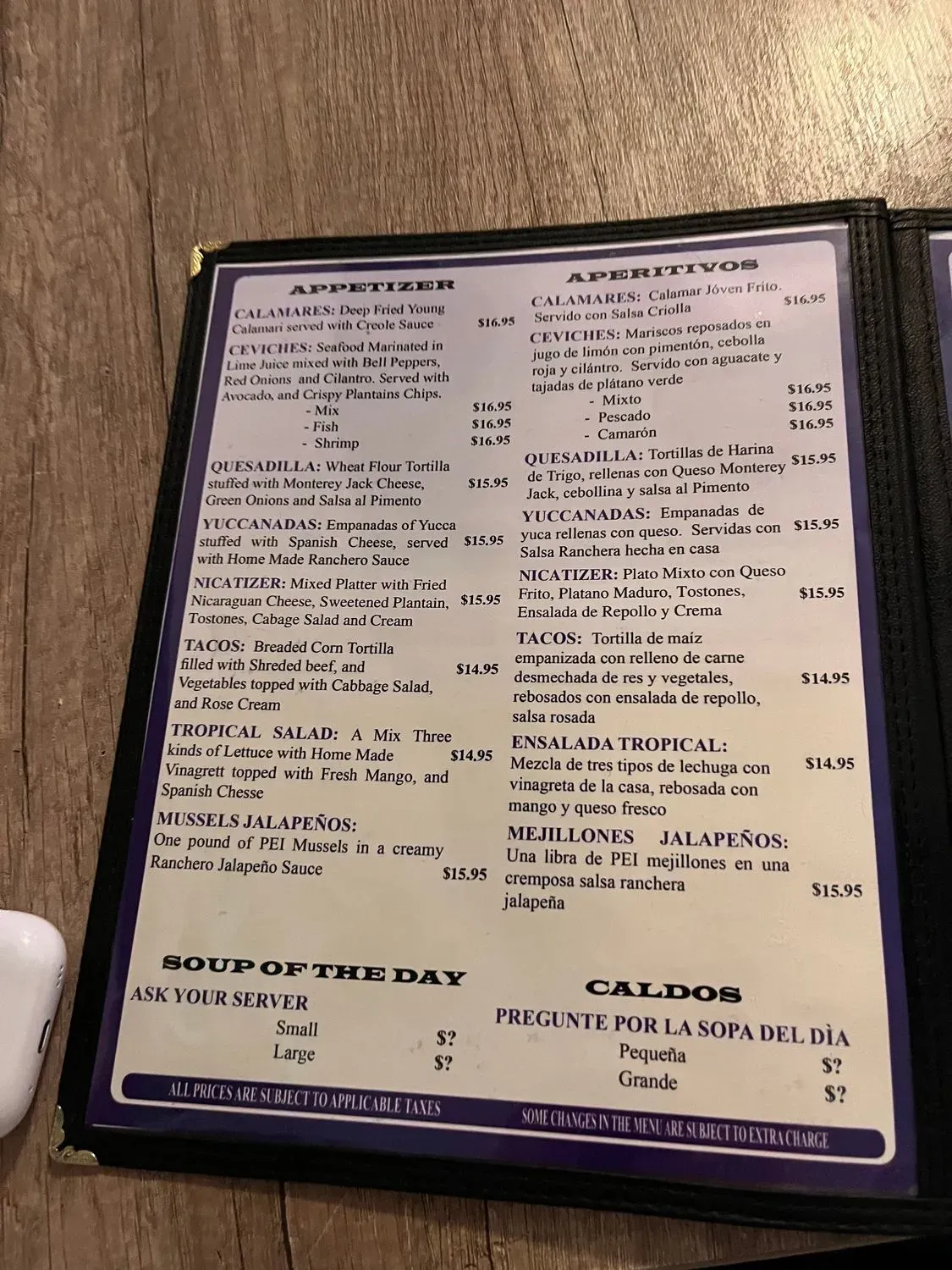 Menu 4