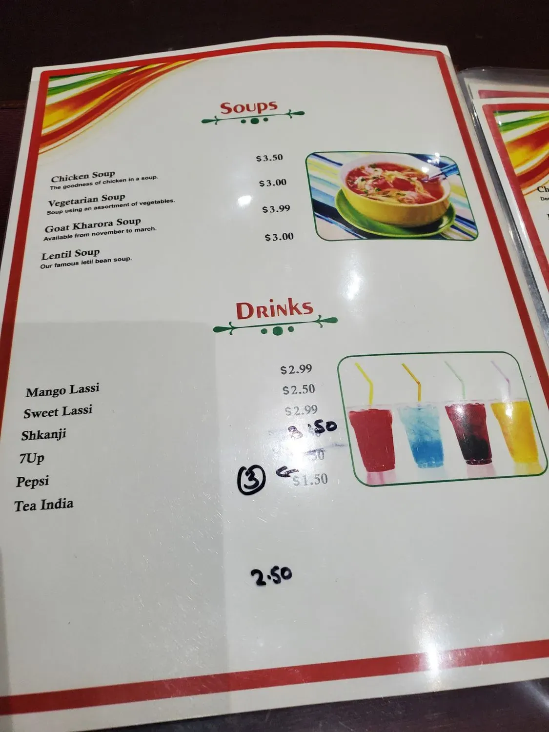 Menu 3