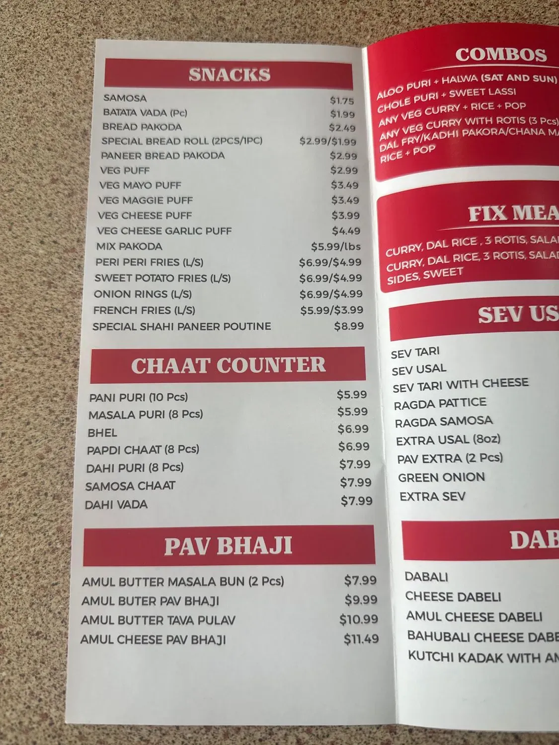 Menu 4