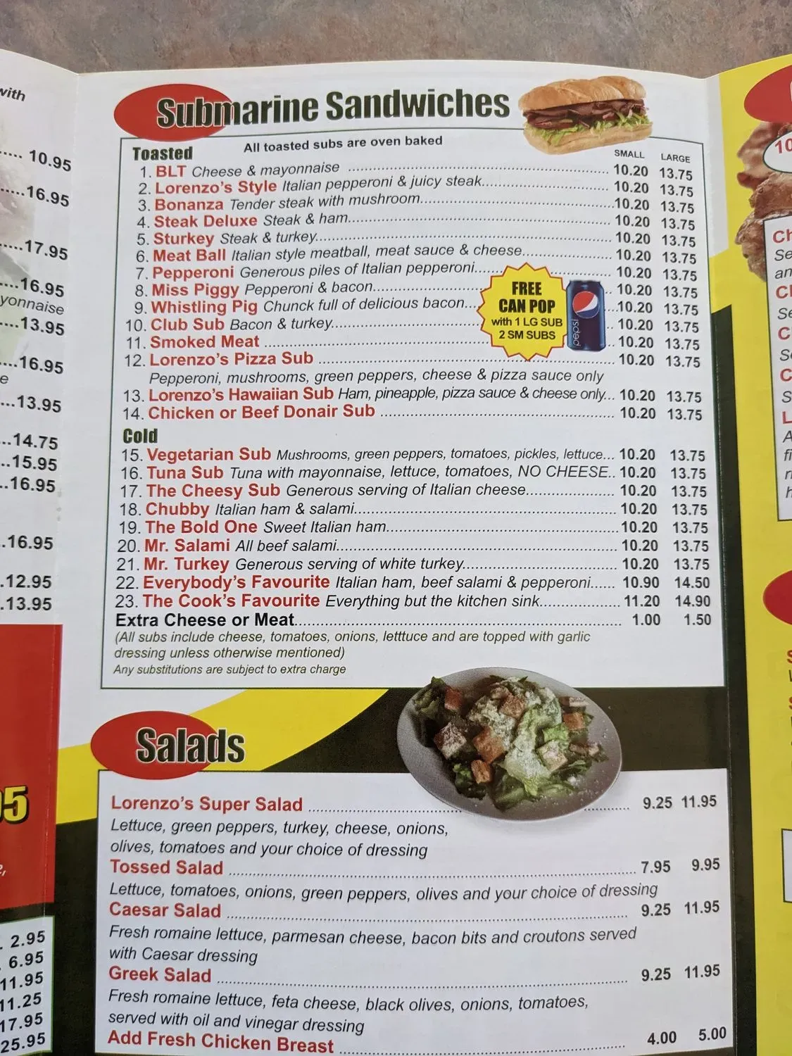 Menu 3