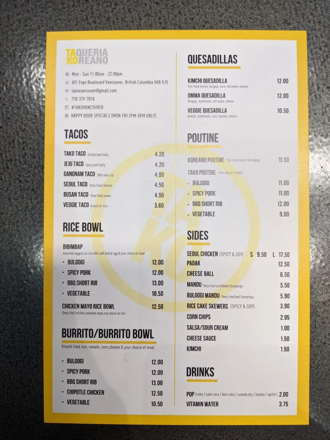 Menu 4