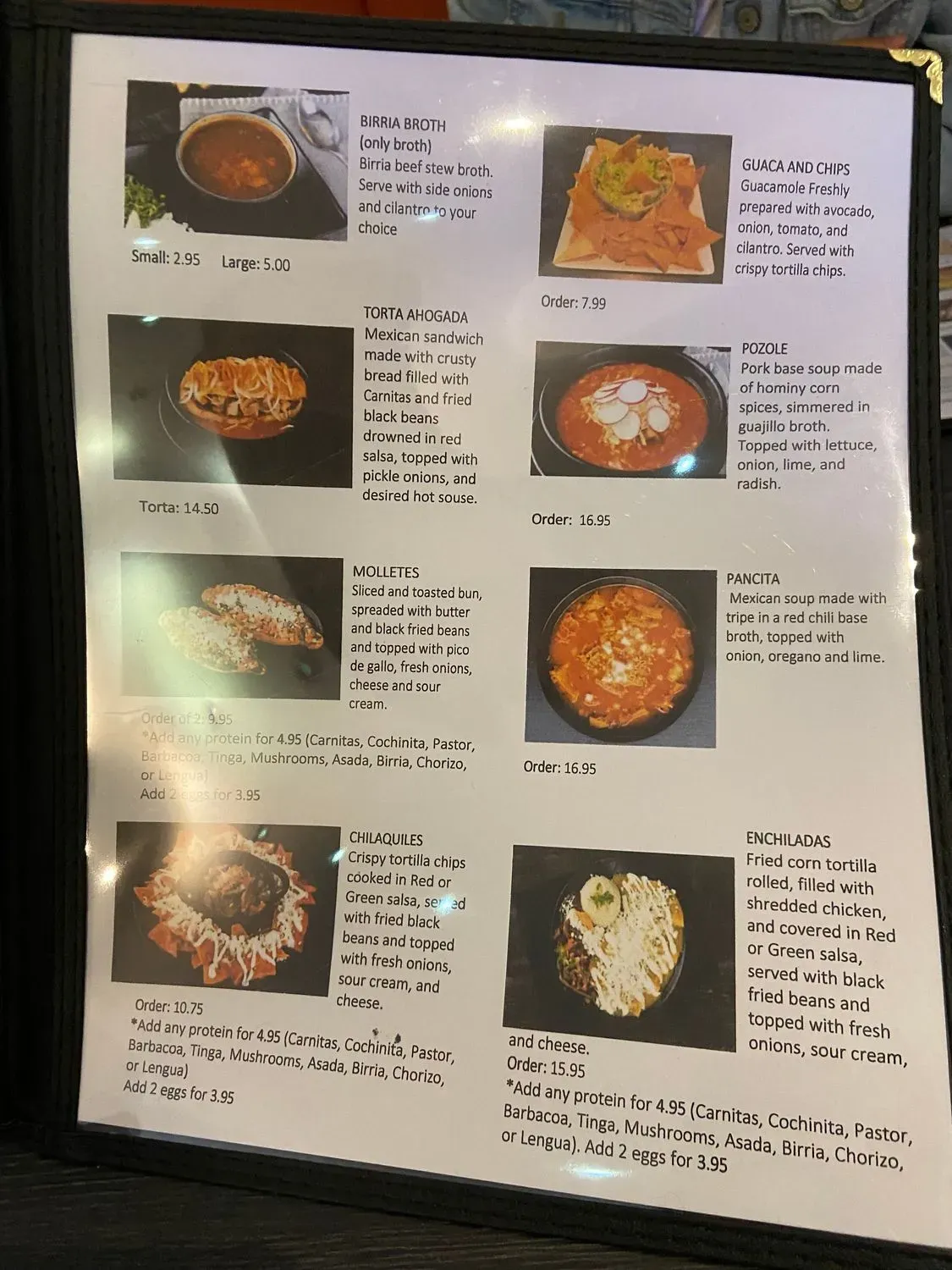 Menu 6