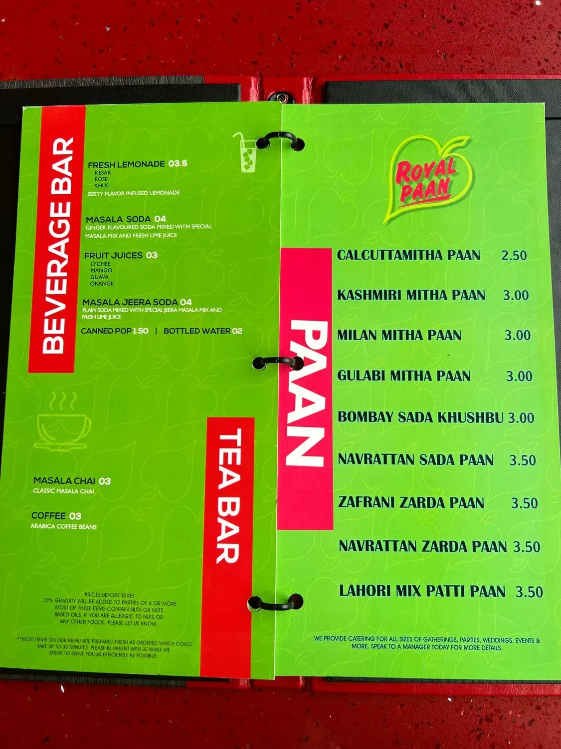 Menu 3