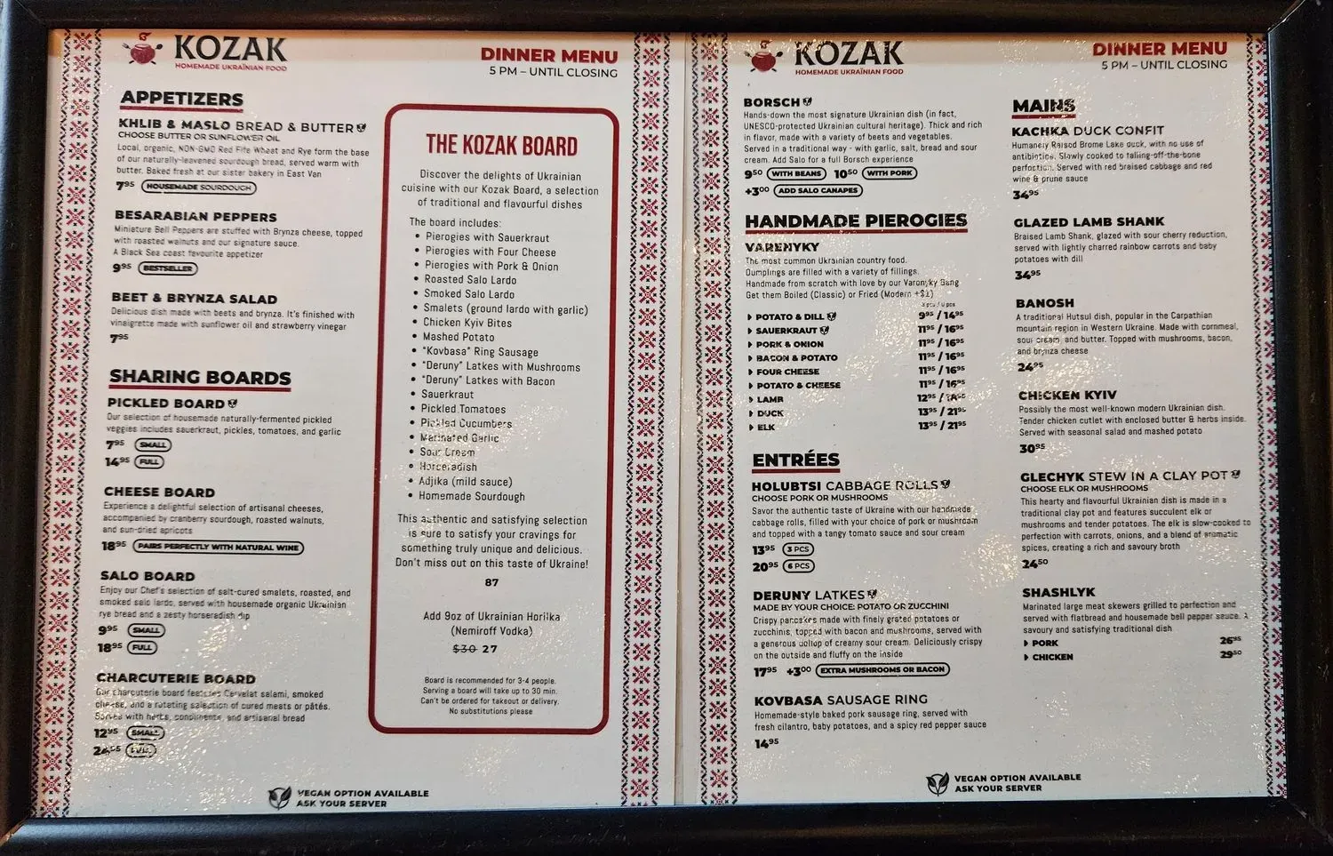 Menu 3