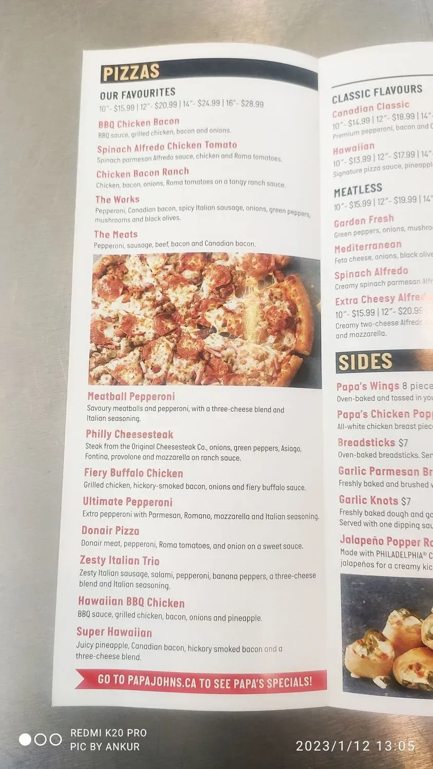 Menu 2