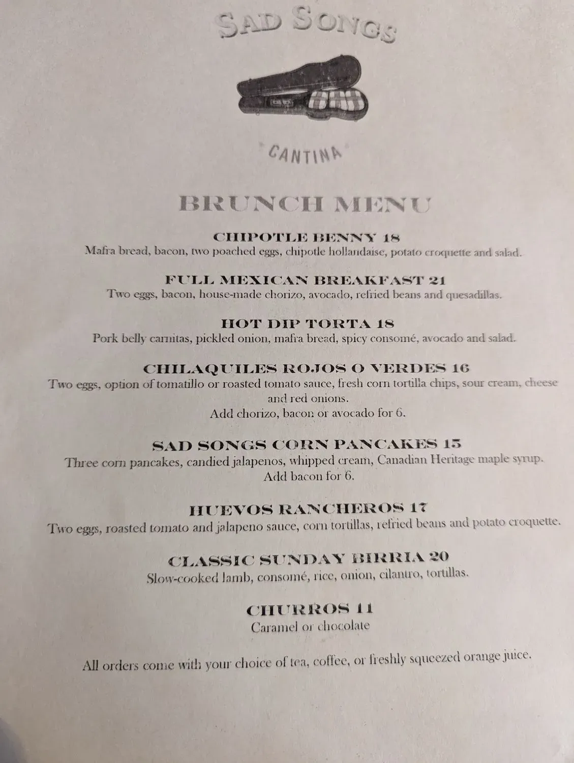 Menu 5