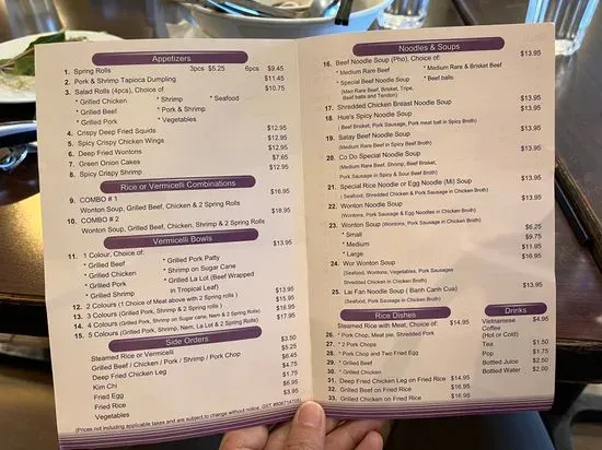 Menu 2