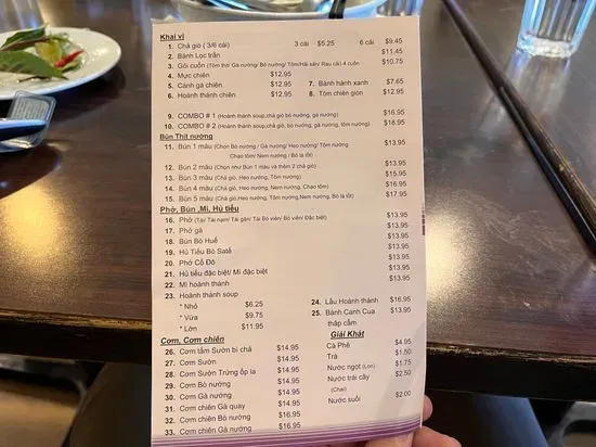 Menu 6