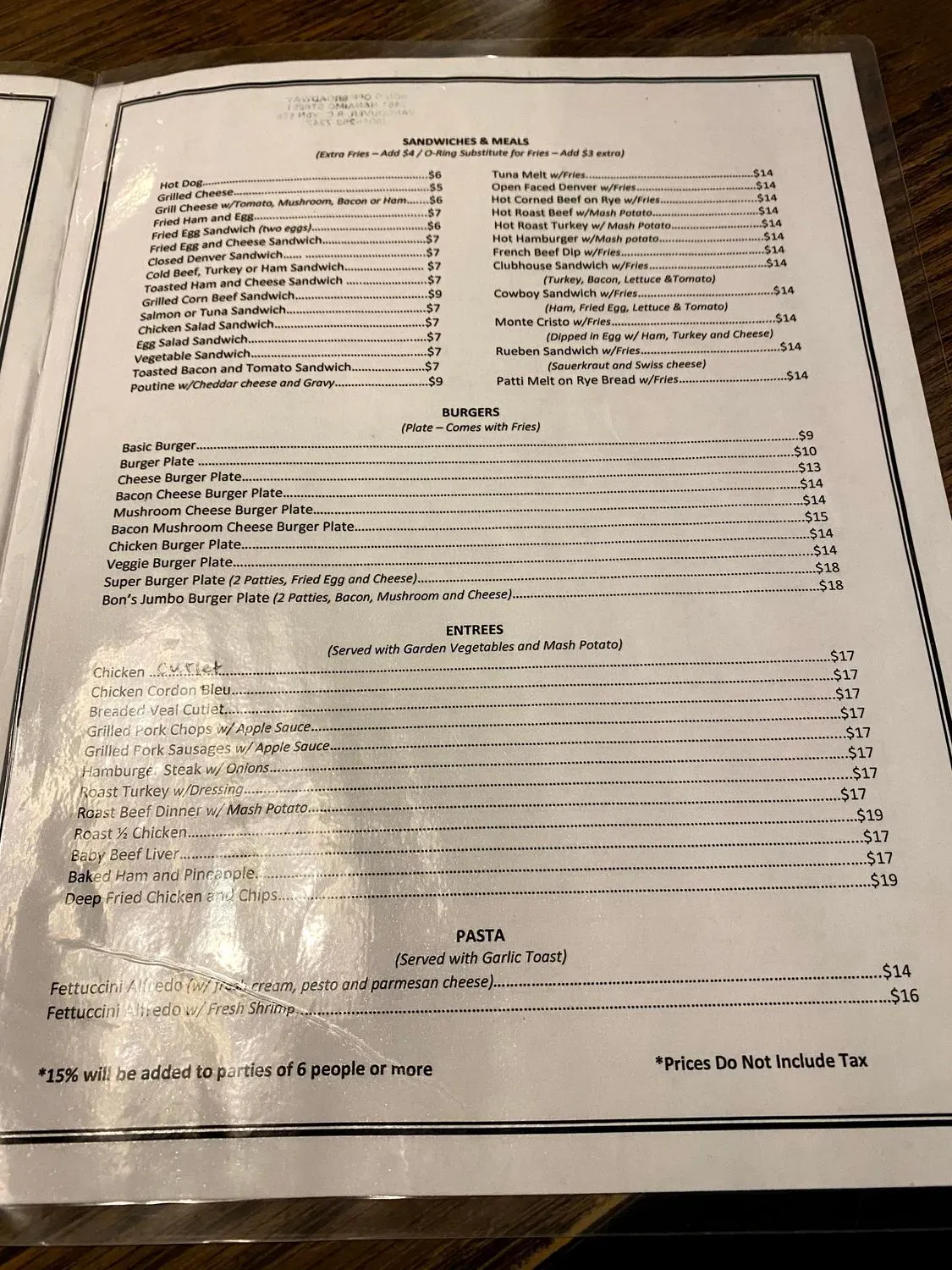 Menu 3