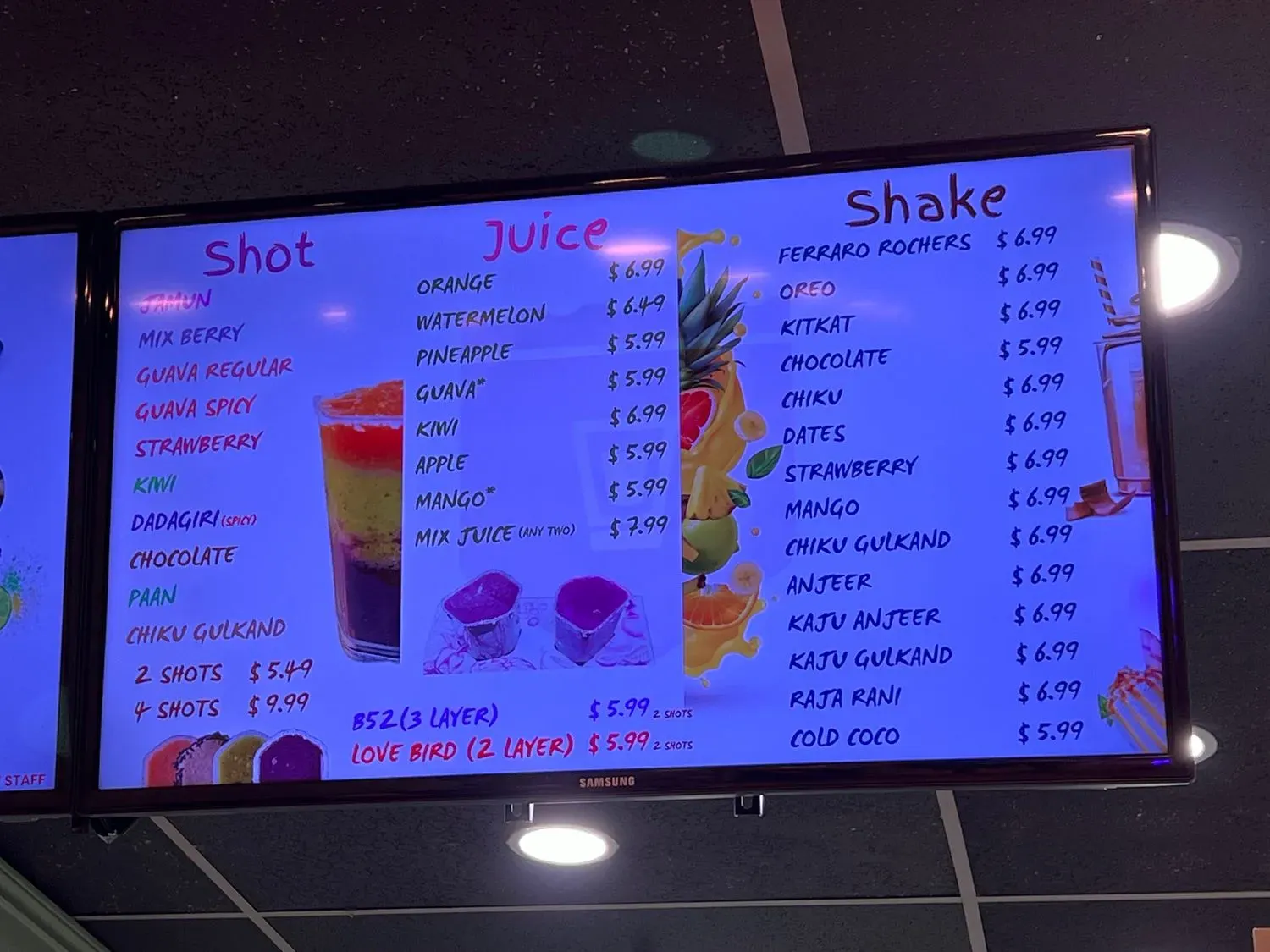 Menu 2