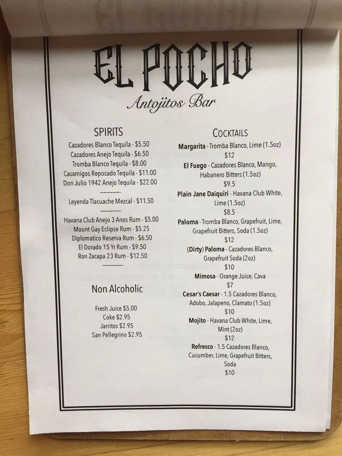 Menu 6