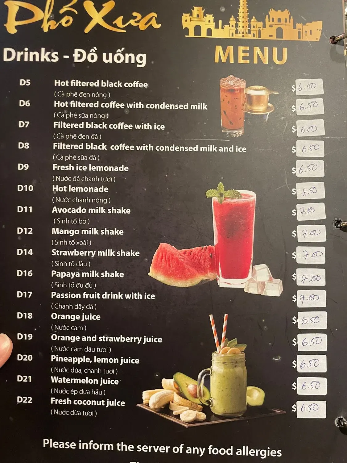 Menu 6